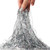 1000ct Silver Tinsel Icicle Strands - 18" Christmas Decorations