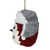 5.25" Red and White Owl Christmas Hanging Ornament