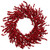 Artificial Berries Christmas Wreath - 22" - Red - Unlit