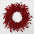 Artificial Berries Christmas Wreath - 22" - Red - Unlit