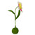 19" Green and Yellow Fuchsia Spring Floral Tabletop Decor