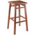 29” Brown Teak Carter Bar Stool