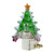 5.25" Green and White Snowy Christmas Tree Christmas Night Light