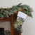 21.5" Tree Print Camouflage with Pocket and White Cuff Christmas Stocking