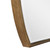 32" Gold Oval Shaped Hanging Wall Mirror