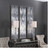 Set of 3 Silver Showers Hand-Painted Canvases Wall Art Decor 61" x 16"