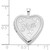 FJC Finejewelers 14k 20mm White Gold Mom W/ Hearts Heart Locket Pendant Necklace 18 inch chain included XL611B