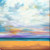 Orange and White Clouds Printed Canvas Square Wall Art Decor 48" x 48" - 33442777