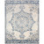 8.8' x 12.25' Traditional Style Beige and Blue Rectangular Area Throw Rug