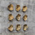 Set of 3 Tamarind Wood Wall Decor 10"