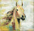 43” x 48” Yellow and White Wildheart Rectangular Canvas Wall Art Decoration - 33437148