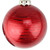 2ct Red Drizzled Line Shatterproof Matte Christmas Ball Ornaments 3.25" (80mm)