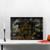23.5" LED Lighted Creepy Haunted House Halloween Canvas Wall Art