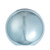 2ct Sky Blue and Gold Shiny Glass Christmas Ball Ornaments 6" (150mm)
