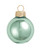 6ct Shale Green Shiny Glass Ball Christmas Ornaments 4" (100mm)