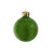 Shiny Finish Glass Christmas Ball Ornaments - 1.25" (30mm) - Green - 40ct