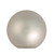 4ct Silver Glass Matte Christmas Ball Ornaments 4.75" (120mm)