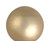 2ct Gold Glass Matte Christmas Ball Ornaments 6" (150mm)