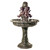 50" Four Splashing Cherubic Children Sculptural Outdoor Garden Fountain