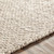 8' x 10' Solid Taupe and White Rectangular Area Throw Rug