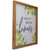16" Wooden Framed "When Life Gives you Lemons" Metal Sign Spring Wall Decor