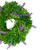 Purple Lavender and Green Foliage Artificial Spring Wreath, 11-Inch