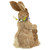 14" Sisal Mommy and Baby Bunny Easter Figure