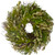 Mixed Foliage and Willow Bud Artificial Spring Wreath, 10-Inch