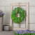Green Foliage Artificial Spring Wreath, 11-Inch