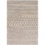 2' x 3 Brown and Ivory Geometric Rectangular Area Throw Rug