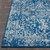 2' x 3' Traditional Style Beige and Navy Blue Rectangular Area Throw Rug