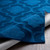 8' x 10' Moroccan Trellis Dark Blue Rectangular Hand Loomed Wool Area Throw Rug