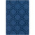 5' x 7.5' Moroccan Patterned Blue Rectangular Area Throw Rug