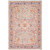 2'x 3’ Seamless Pattern Orange and Gray Rectangular Area Rug