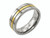 Chisel Titanium Yellow Ip-plated Grooved 7mm Polished Wedding Band TB176 - TB176K95
