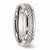 Chisel Stainless Steel and Grey Carbon Fiber 6mm Polished Wedding Band SR257 - SR257Y125