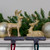 Set of 2 Gold Reindeer Glittered Christmas Stocking Holders 8.5"