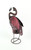 Pink Flamingo Metal Art Filigree LED Lighted Solar Garden Statue