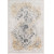 7'10" x 10'3" Distressed Floral Medallion Style Gray and Yellow Rectangular Machine Woven Area Rug