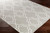 8.8' x 12.8' Moroccan Patterned Taupe and White Rectangular Area Throw Rug