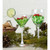 6.7” Mistletoe Love Martini Set of 2