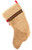 21.5" Beige Golden Retriever Dog Christmas Stocking