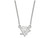 LogoArt Sterling Silver Pittsburgh Penguins Small Pendant Necklace SS015PEN18T