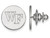 LogoArt Sterling Silver Wake Forest University Lapel Pin