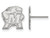 LogoArt Sterling Silver Maryland Small Post Earrings SS009UMDT