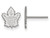 LogoArt Sterling Silver Toronto Maple Leafs Xs Post Earrings