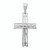 FJC Finejewelers 14k White Gold Crucifix Charm C2773B