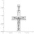 FJC Finejewelers 14k White Gold Crucifix Charm C2773B