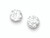 FJC Finejewelers Sterling Silver Cubic Zirconia 6mm Post Earrings QE9107T