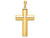 FJC Finejewelers 14k Yellow Gold Hollow Cross Charm K1206A